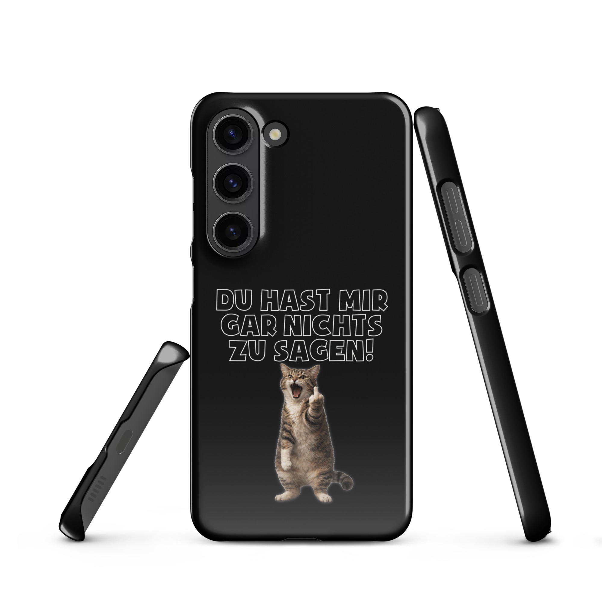 Du hast mir gar nichts zu sagen Katze Snapcase Samsung®-Hülle – Accessoires – klamottn.de Du hast mir gar nichts zu sagen Katze Snapcase Samsung®-Hülle – Accessoires – klamottn.de