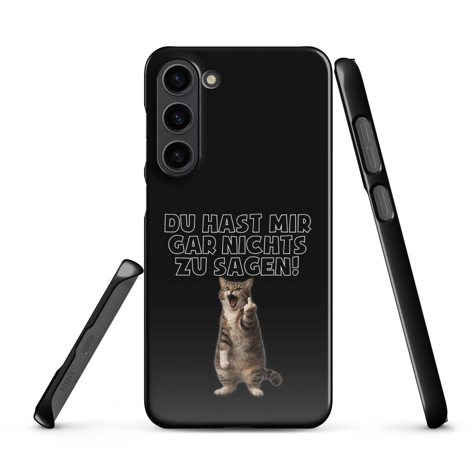 Du hast mir gar nichts zu sagen Katze Snapcase Samsung®-Hülle – Accessoires – klamottn.de Du hast mir gar nichts zu sagen Katze Snapcase Samsung®-Hülle – Accessoires – klamottn.de