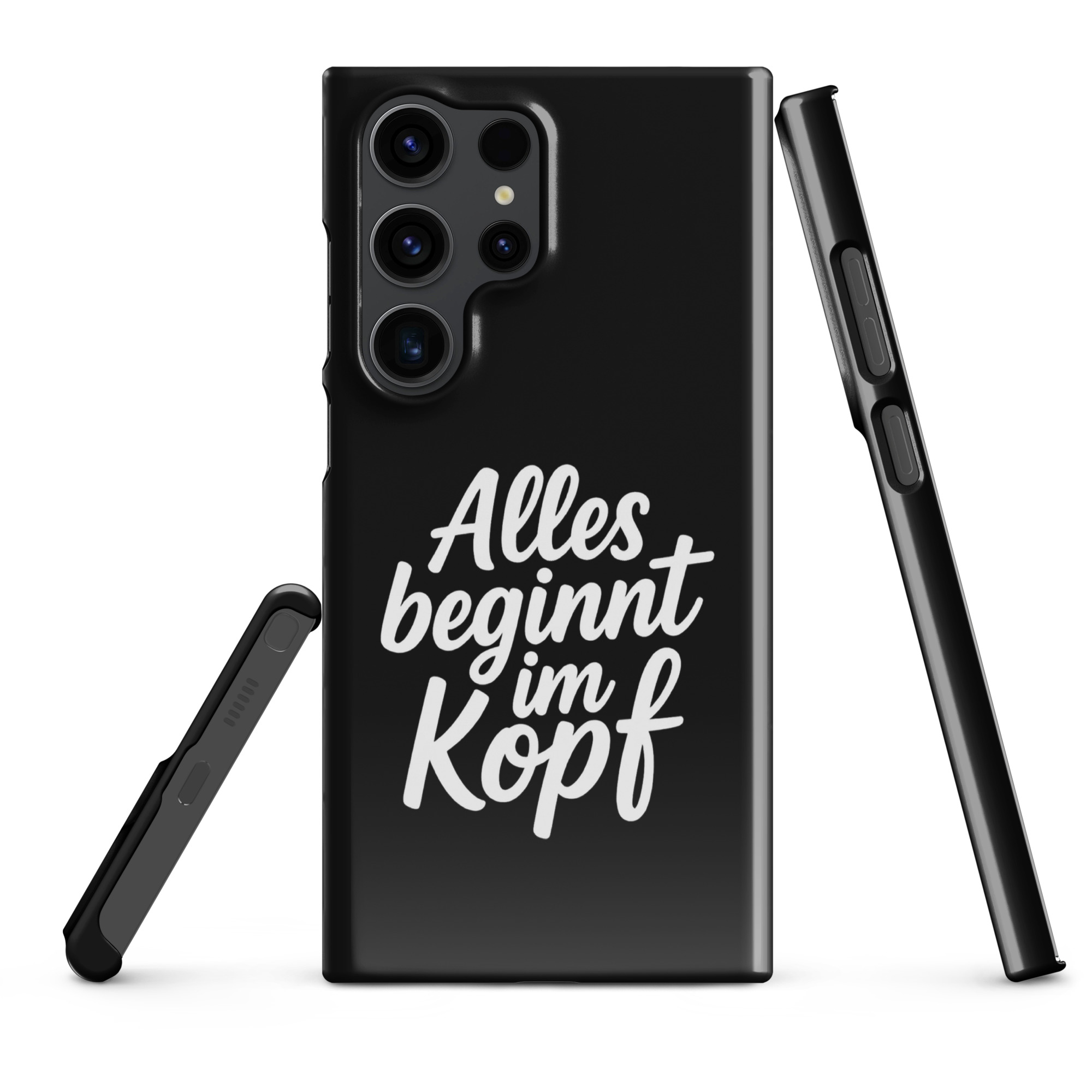 Alles beginnt im Kopf Snapcase Samsung®-Hülle – Accessoires – klamottn.de Alles beginnt im Kopf Snapcase Samsung®-Hülle – Accessoires – klamottn.de