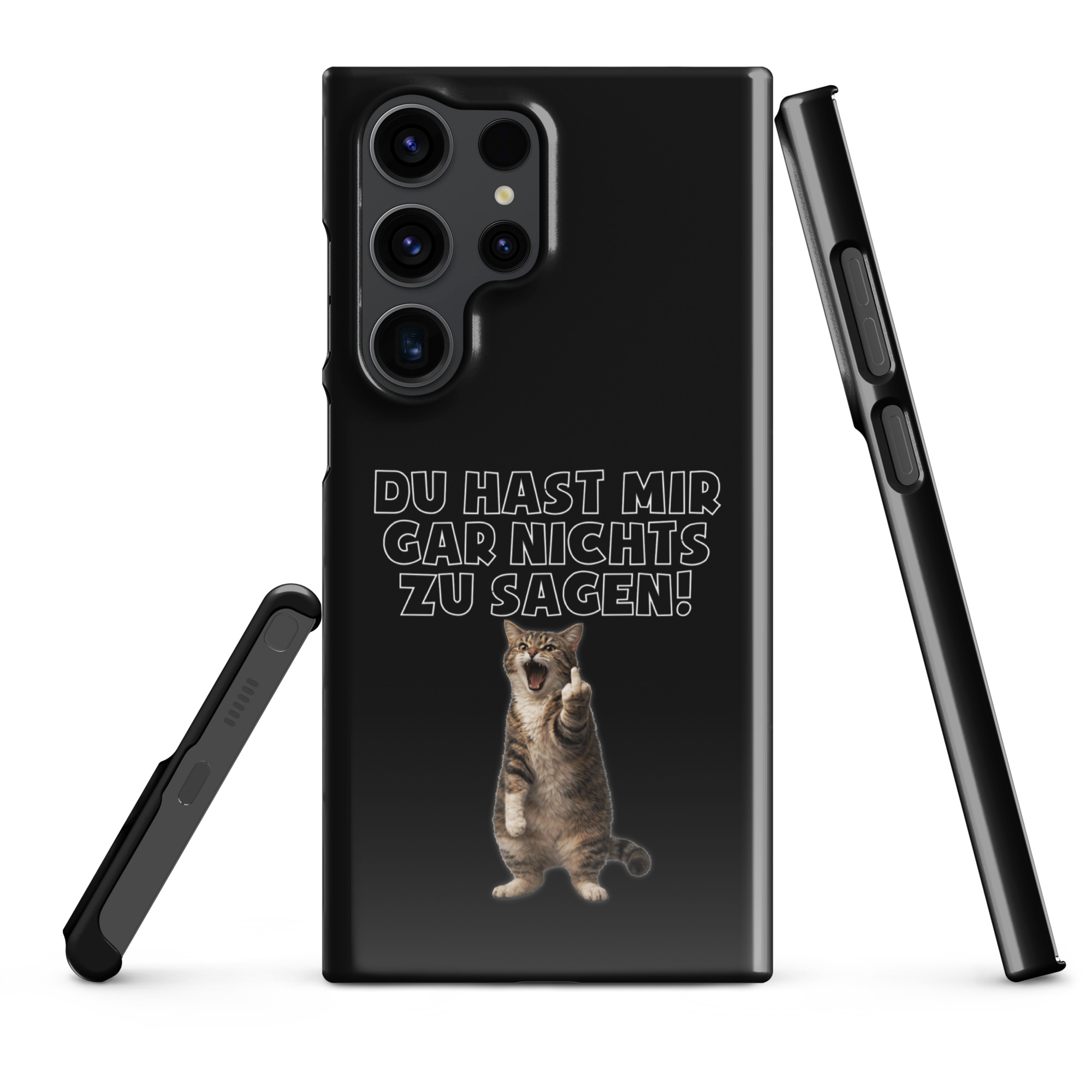 Du hast mir gar nichts zu sagen Katze Snapcase Samsung®-Hülle – Accessoires – klamottn.de Du hast mir gar nichts zu sagen Katze Snapcase Samsung®-Hülle – Accessoires – klamottn.de