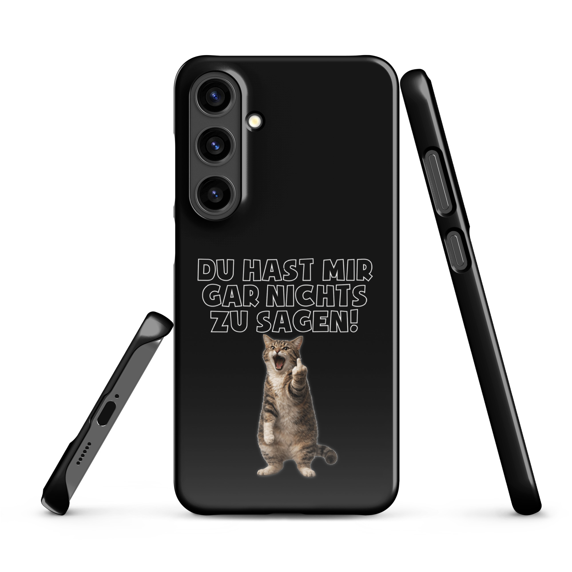 Du hast mir gar nichts zu sagen Katze Snapcase Samsung®-Hülle – Accessoires – klamottn.de Du hast mir gar nichts zu sagen Katze Snapcase Samsung®-Hülle – Accessoires – klamottn.de