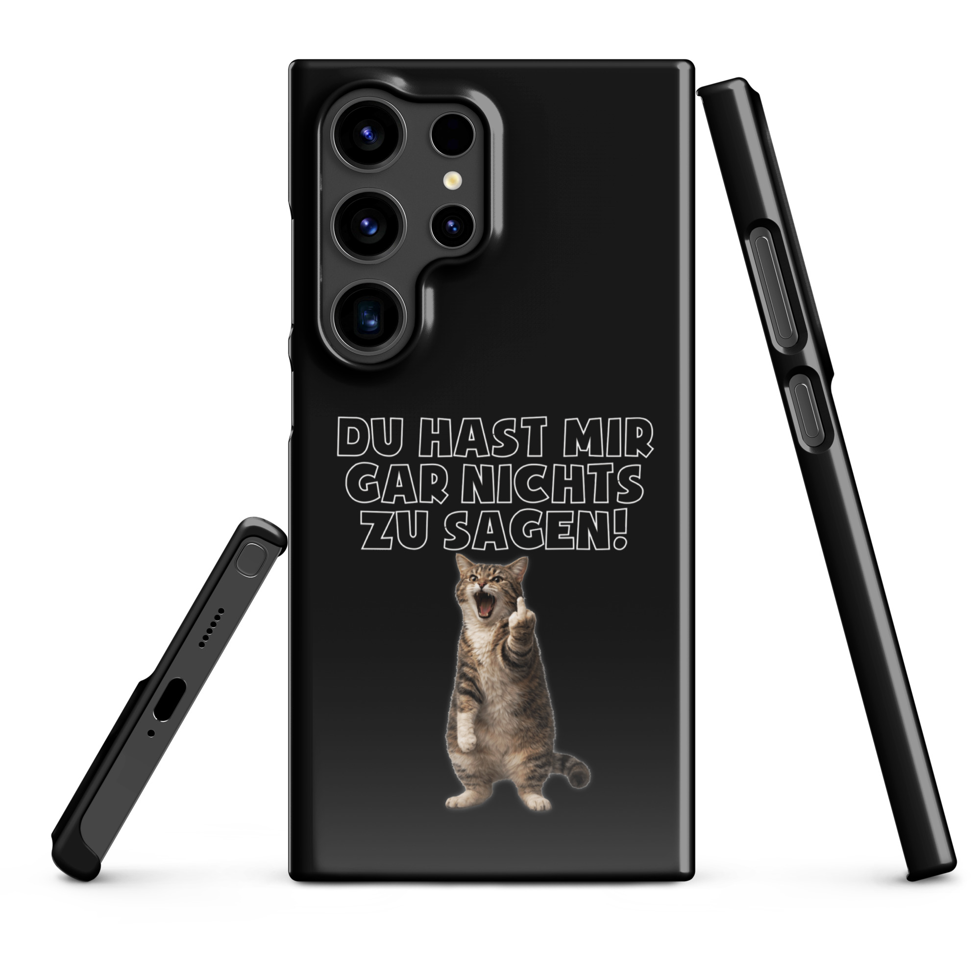 Du hast mir gar nichts zu sagen Katze Snapcase Samsung®-Hülle – Accessoires – klamottn.de Du hast mir gar nichts zu sagen Katze Snapcase Samsung®-Hülle – Accessoires – klamottn.de