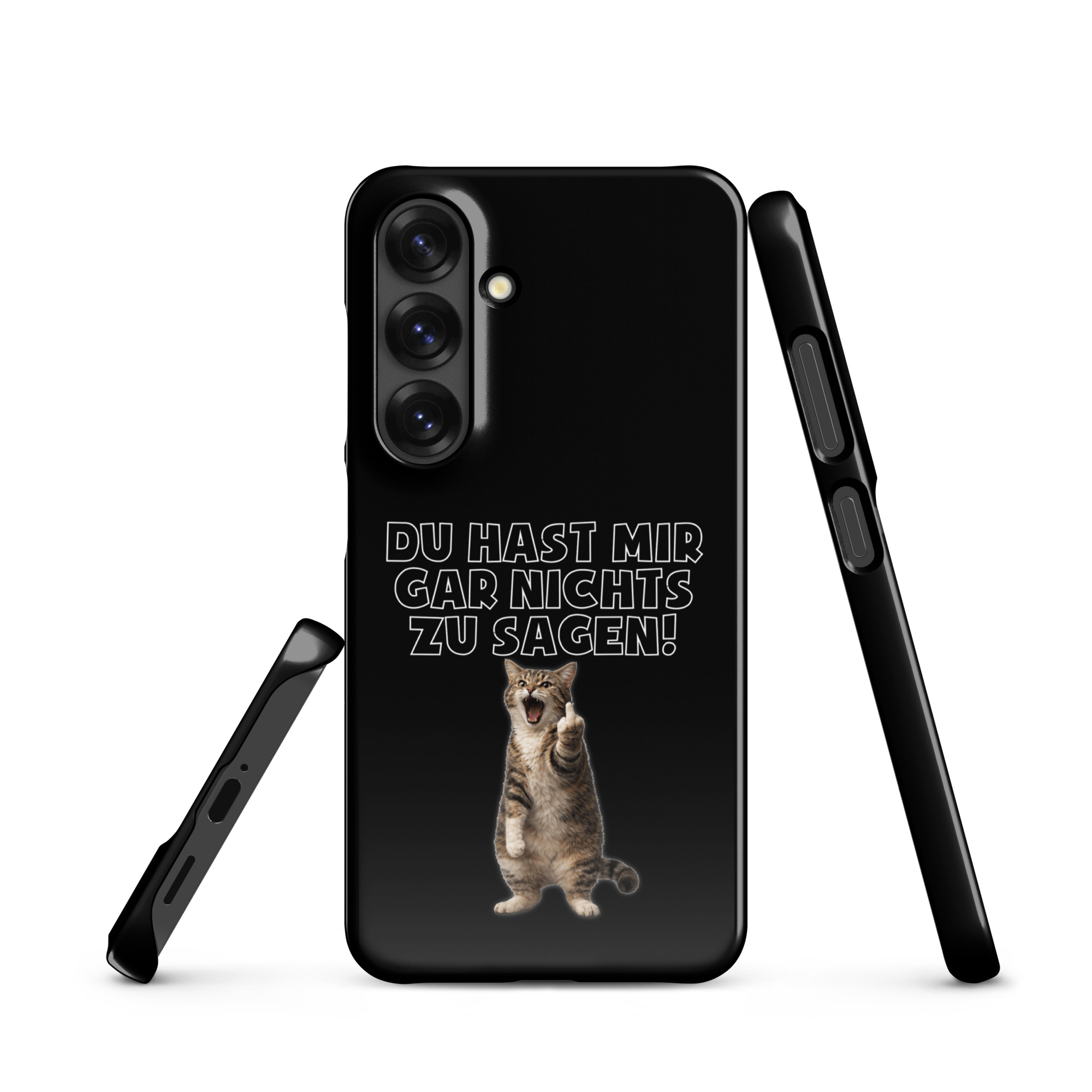Du hast mir gar nichts zu sagen Katze Snapcase Samsung®-Hülle – Accessoires – klamottn.de Du hast mir gar nichts zu sagen Katze Snapcase Samsung®-Hülle – Accessoires – klamottn.de
