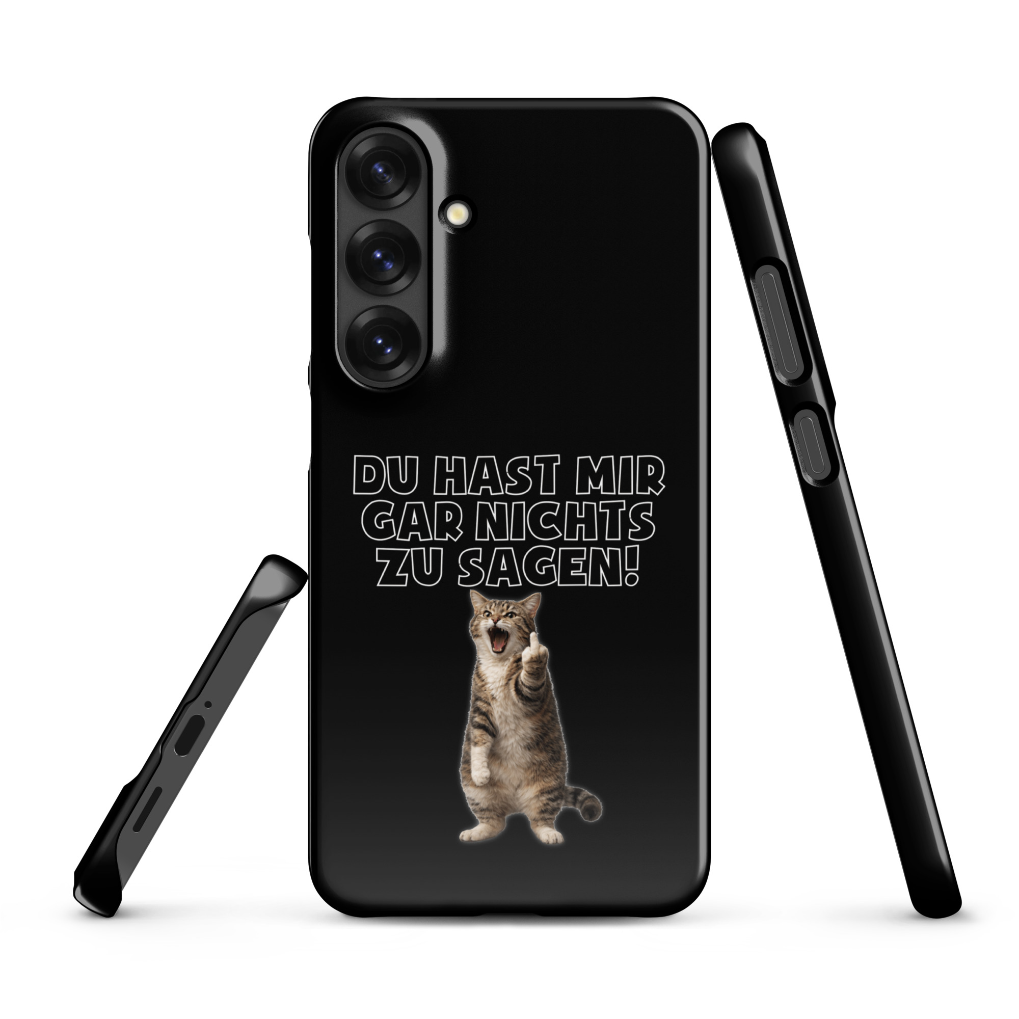 Du hast mir gar nichts zu sagen Katze Snapcase Samsung®-Hülle – Accessoires – klamottn.de Du hast mir gar nichts zu sagen Katze Snapcase Samsung®-Hülle – Accessoires – klamottn.de