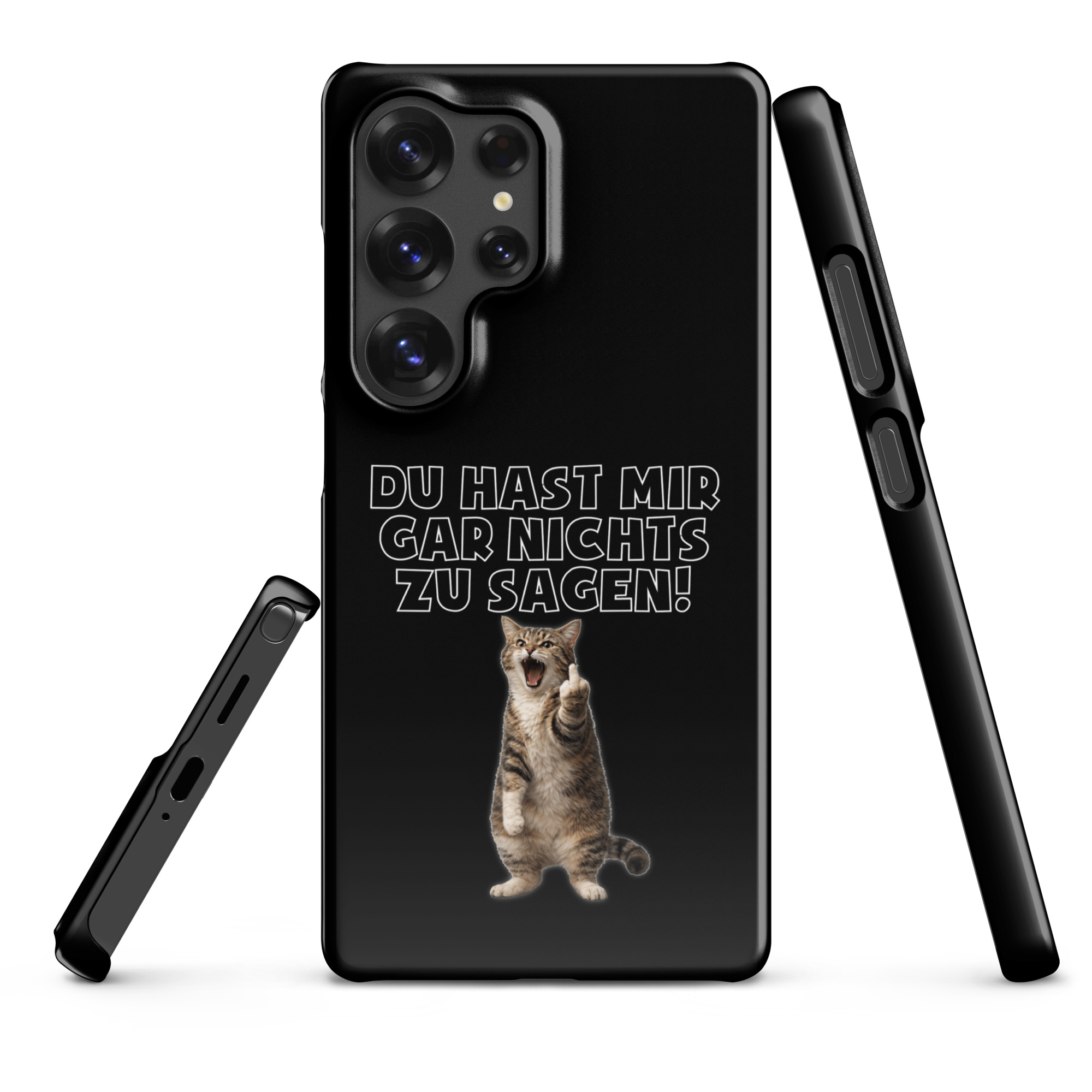 Du hast mir gar nichts zu sagen Katze Snapcase Samsung®-Hülle – Accessoires – klamottn.de Du hast mir gar nichts zu sagen Katze Snapcase Samsung®-Hülle – Accessoires – klamottn.de