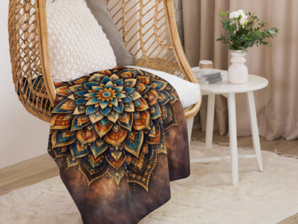 Mandala der Balance Sherpa-Decke – Home & Living – klamottn.de Mandala der Balance Sherpa-Decke – Home & Living – klamottn.de