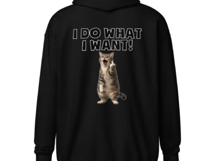 I do what I want Katze Unisex Heavy-Blend Zip Hoodie – Zip Hoodies – klamottn.de