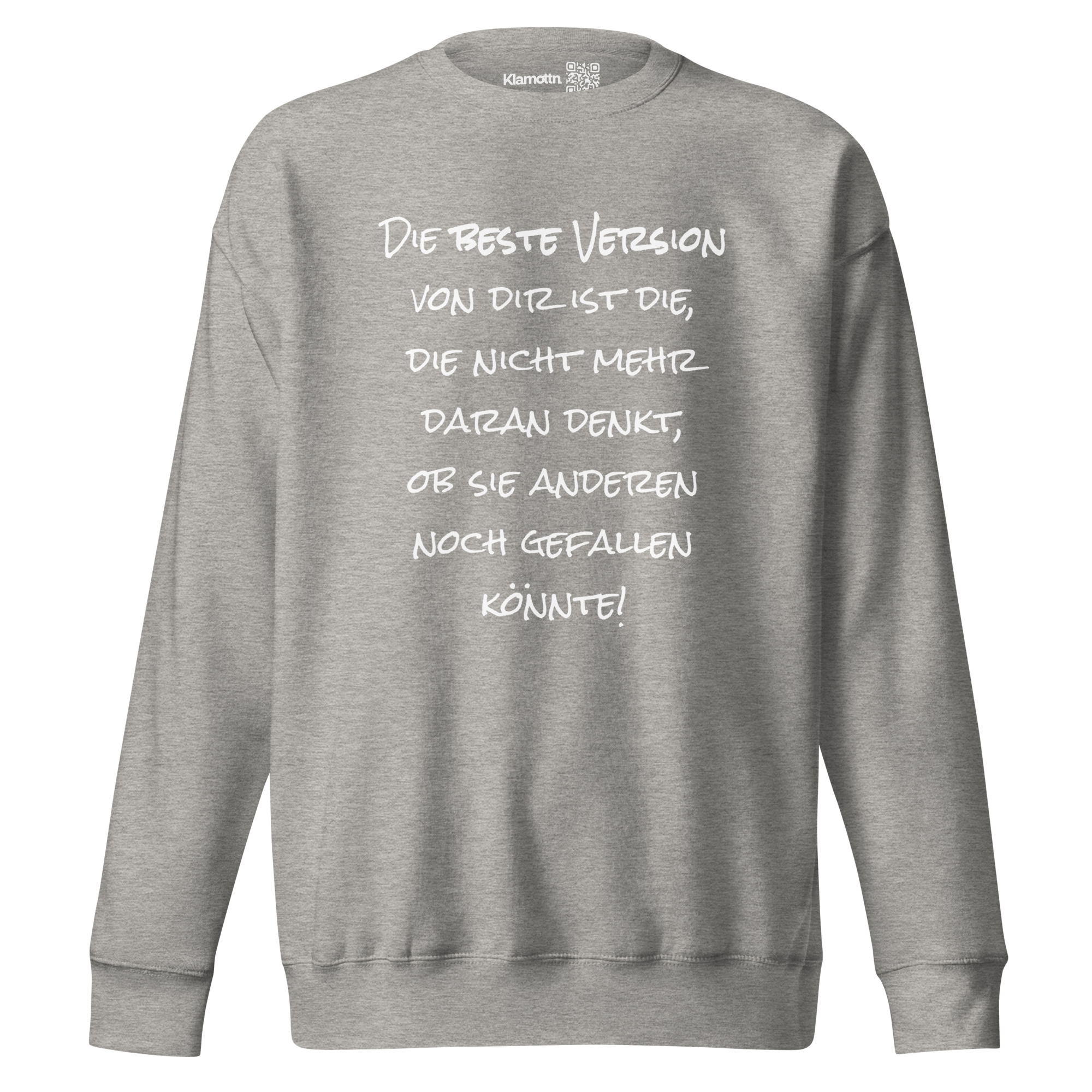 Beste Version von Dir Unisex-Premium-Pullover – Sweatshirts – klamottn.de Beste Version von Dir Unisex-Premium-Pullover – Sweatshirts – klamottn.de