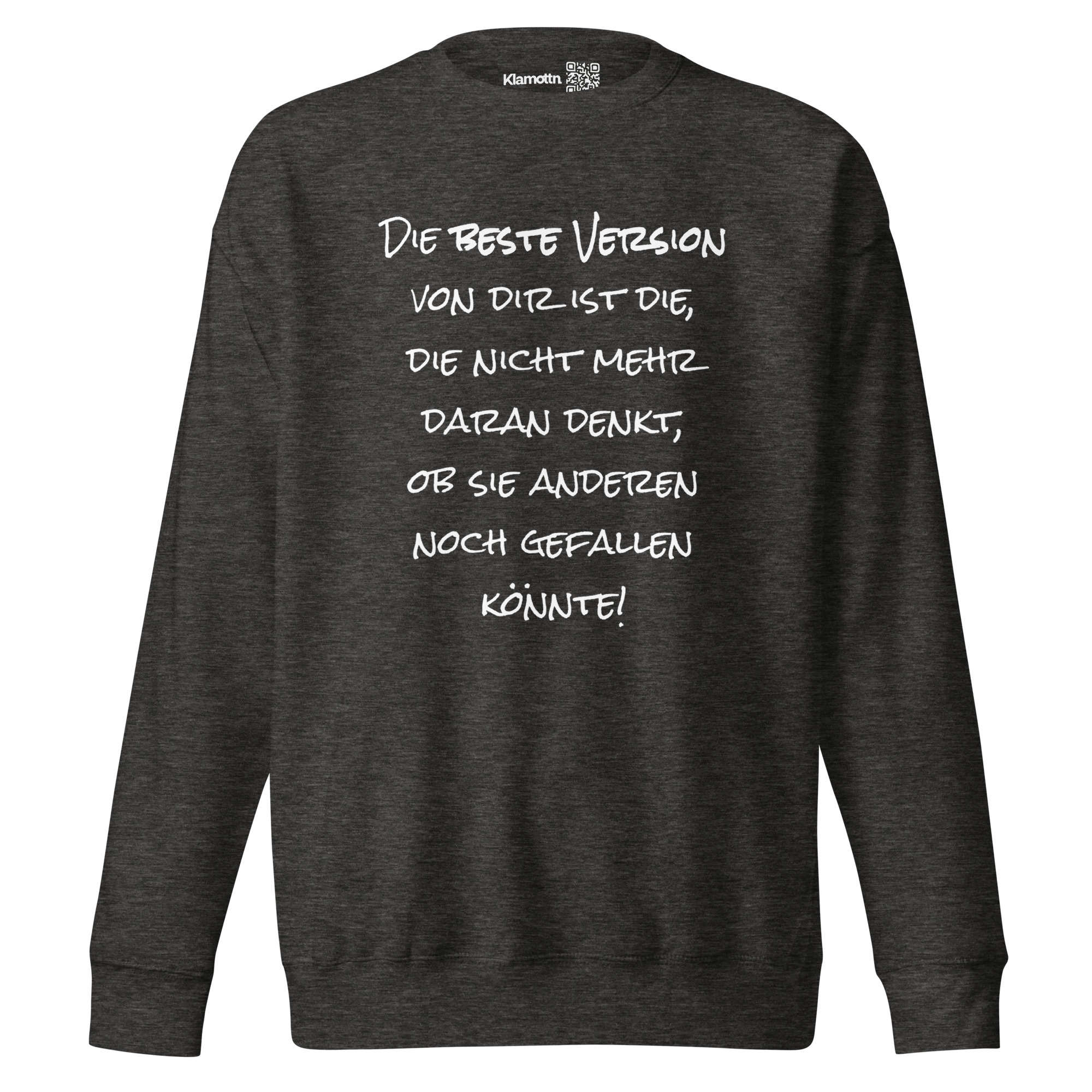 Beste Version von Dir Unisex-Premium-Pullover – Sweatshirts – klamottn.de Beste Version von Dir Unisex-Premium-Pullover – Sweatshirts – klamottn.de