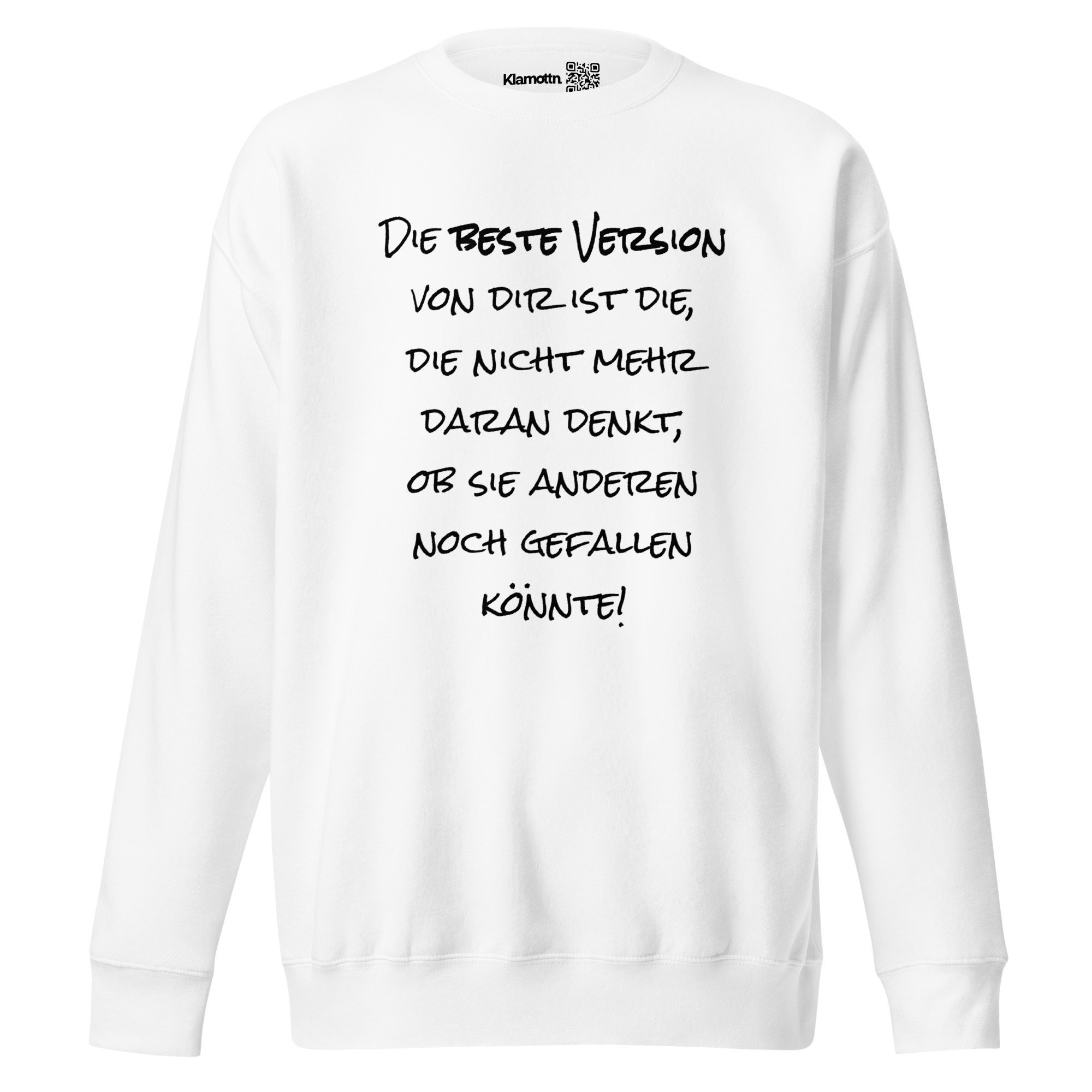 Beste Version von Dir Unisex-Premium-Pullover – Sweatshirts – klamottn.de Beste Version von Dir Unisex-Premium-Pullover – Sweatshirts – klamottn.de