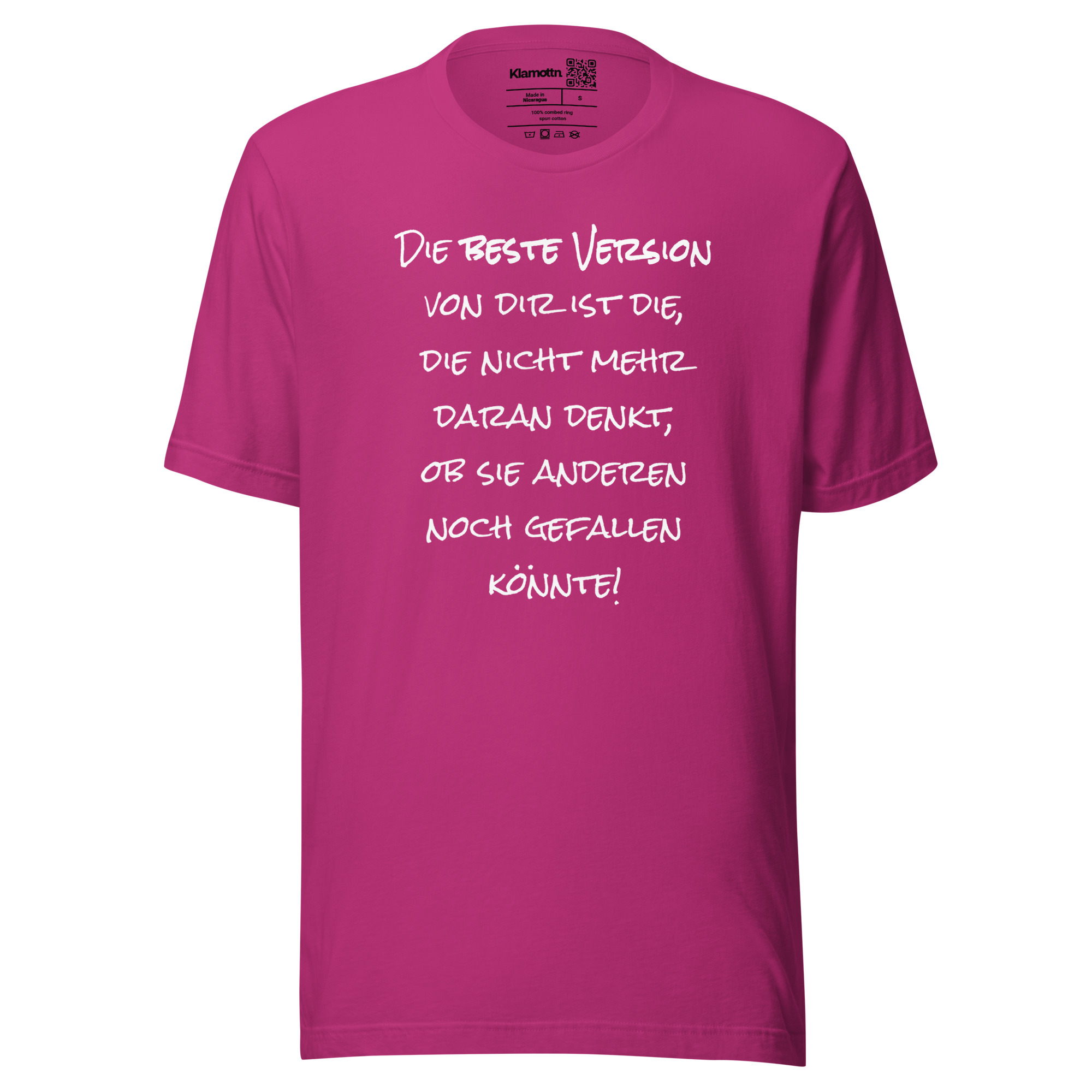 Beste Version von Dir Unisex-T-Shirt – T-Shirts – klamottn.de Beste Version von Dir Unisex-T-Shirt – T-Shirts – klamottn.de