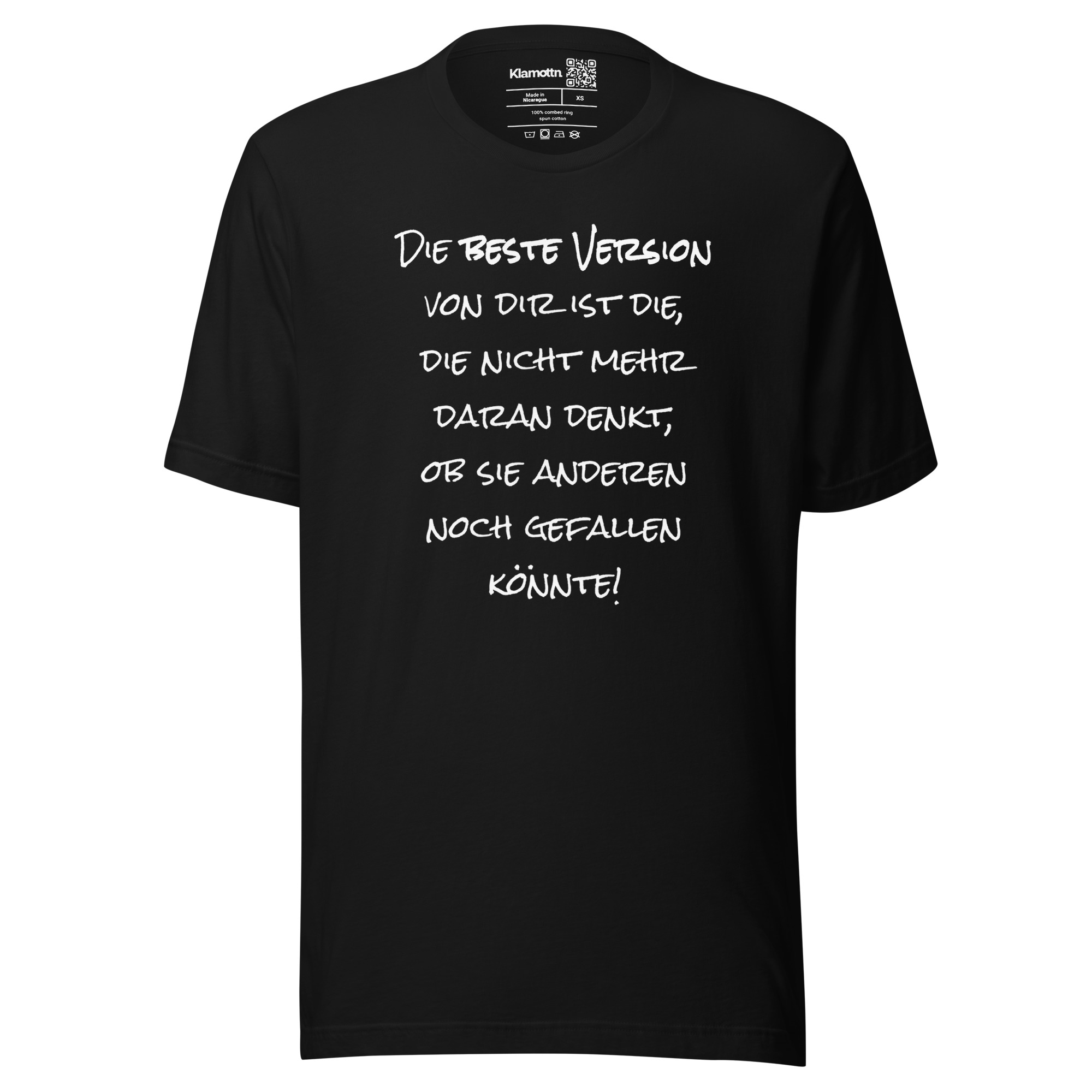 Beste Version von Dir Unisex-T-Shirt – T-Shirts – klamottn.de Beste Version von Dir Unisex-T-Shirt – T-Shirts – klamottn.de