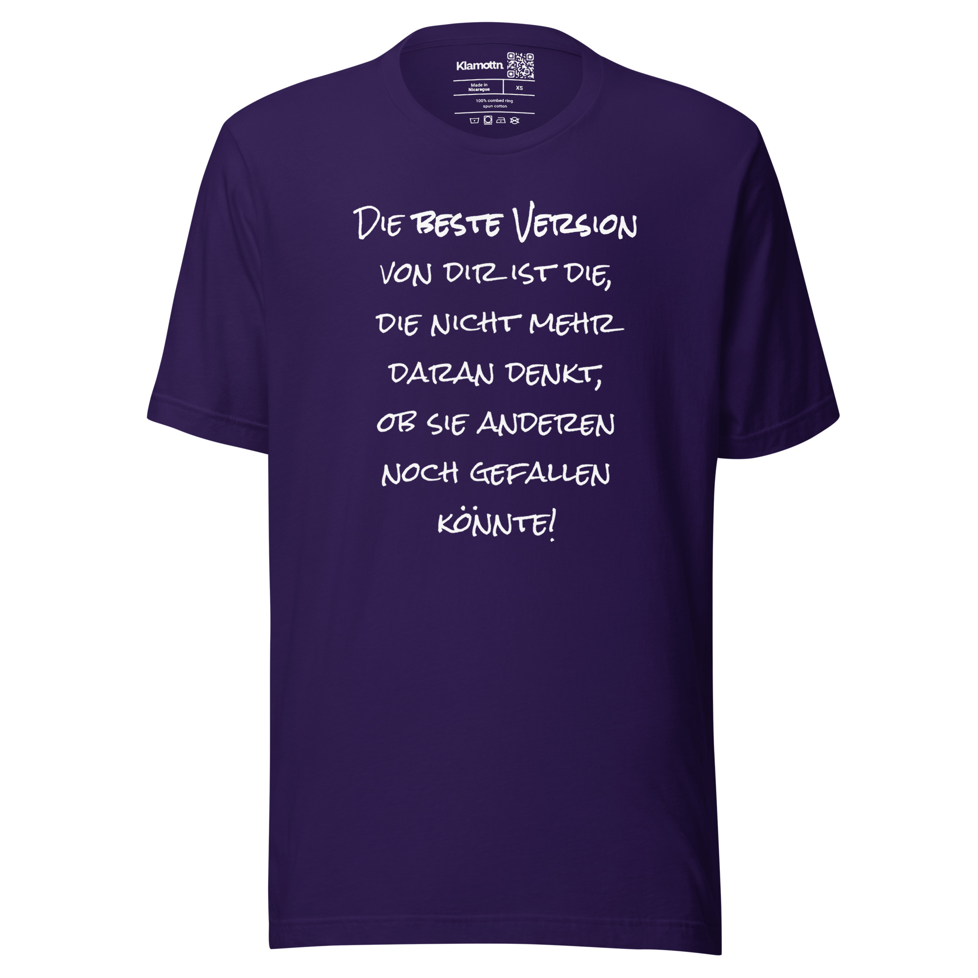 Beste Version von Dir Unisex-T-Shirt – T-Shirts – klamottn.de Beste Version von Dir Unisex-T-Shirt – T-Shirts – klamottn.de