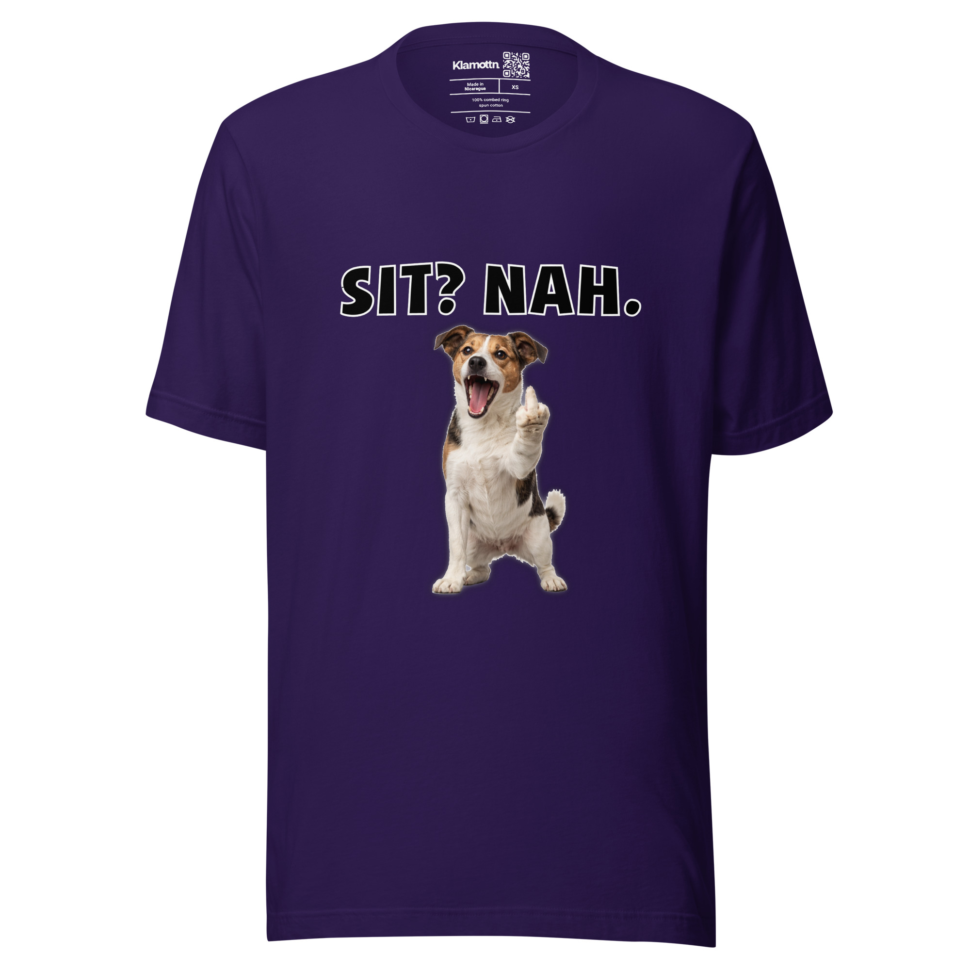 Sit? Nah. Hund Unisex-T-Shirt – T-Shirts – klamottn.de Sit? Nah. Hund Unisex-T-Shirt – T-Shirts – klamottn.de