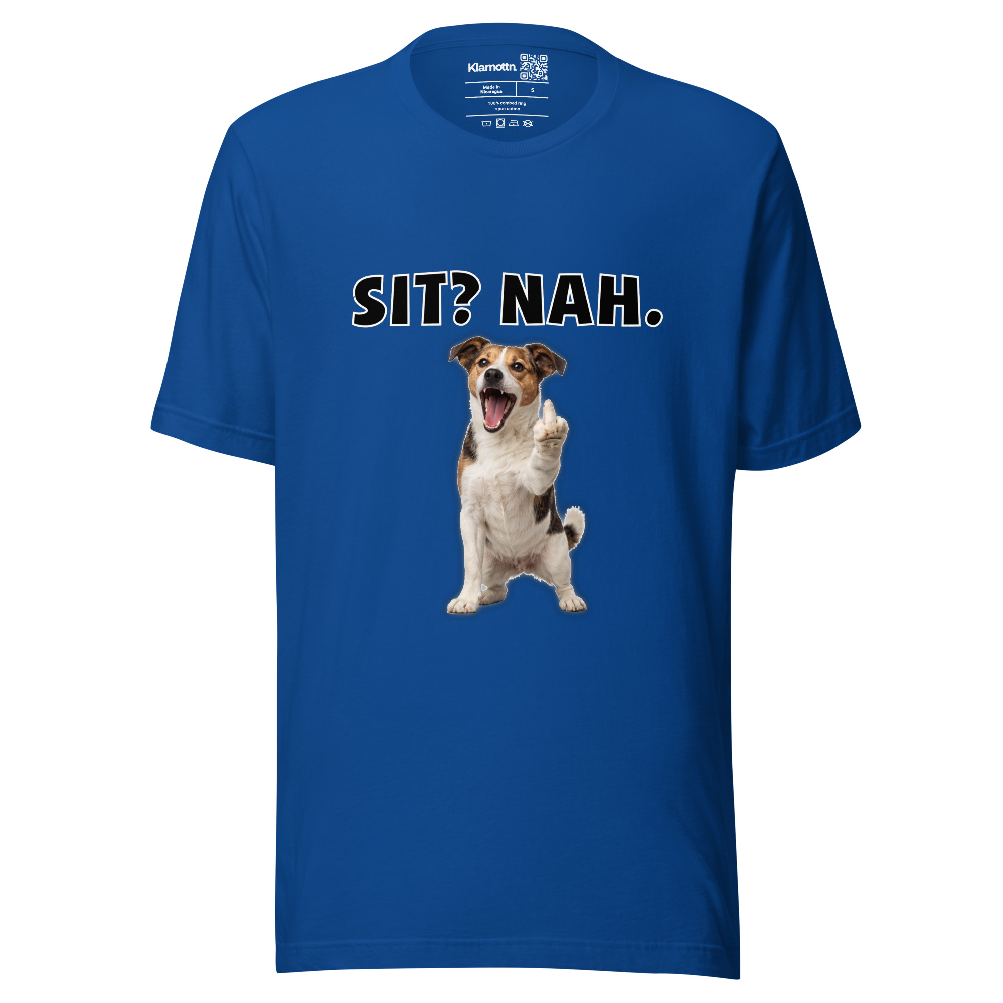 Sit? Nah. Hund Unisex-T-Shirt – T-Shirts – klamottn.de Sit? Nah. Hund Unisex-T-Shirt – T-Shirts – klamottn.de