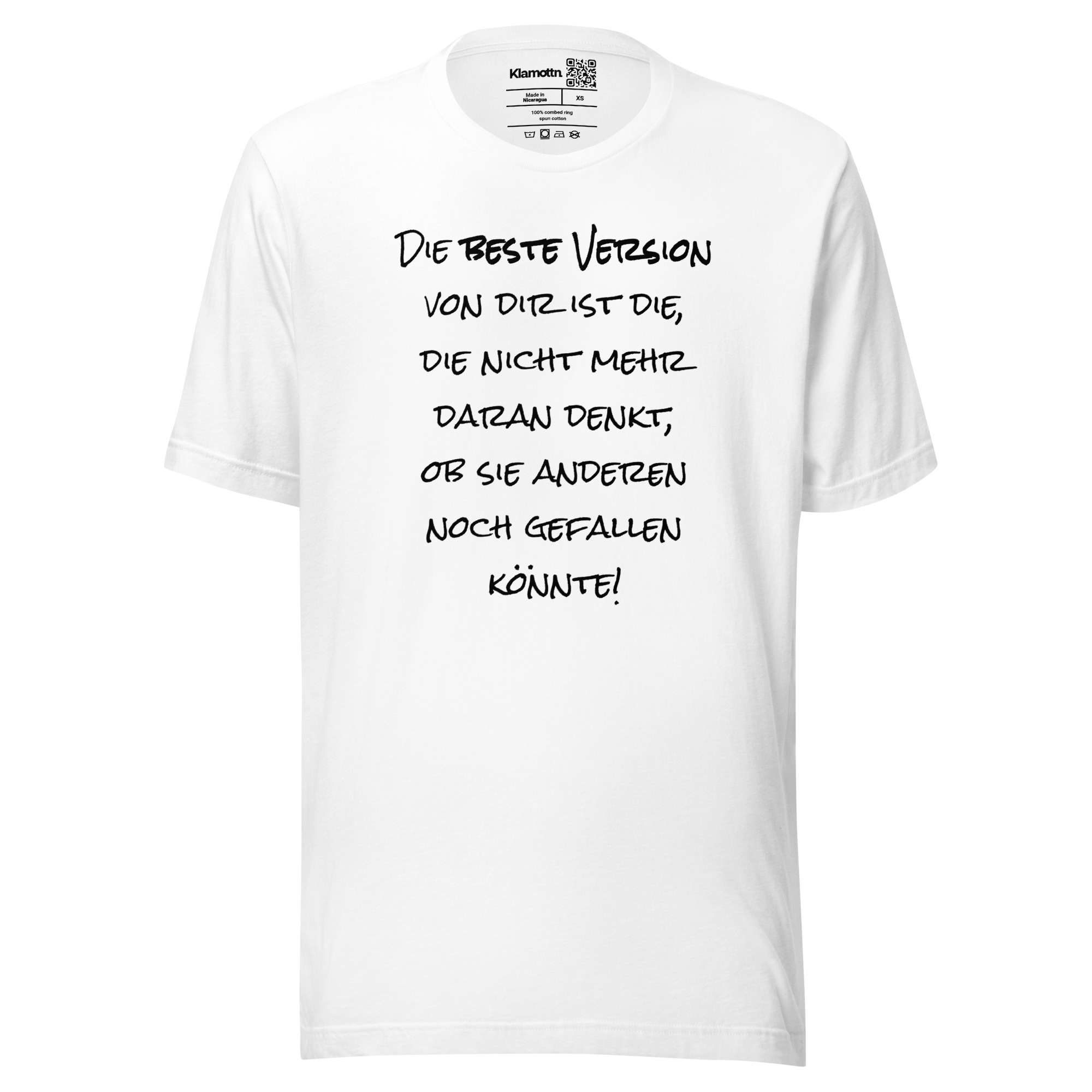 Beste Version von Dir Unisex-T-Shirt – T-Shirts – klamottn.de Beste Version von Dir Unisex-T-Shirt – T-Shirts – klamottn.de