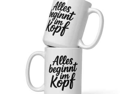 Alles beginnt im Kopf Tasse – Home & Living – klamottn.de Alles beginnt im Kopf Tasse – Home & Living – klamottn.de
