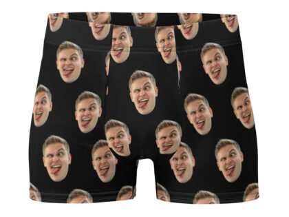 Personalisierbare Boxer-Briefs mit deinem Foto – Schwarz – Unterwäsche – klamottn.de