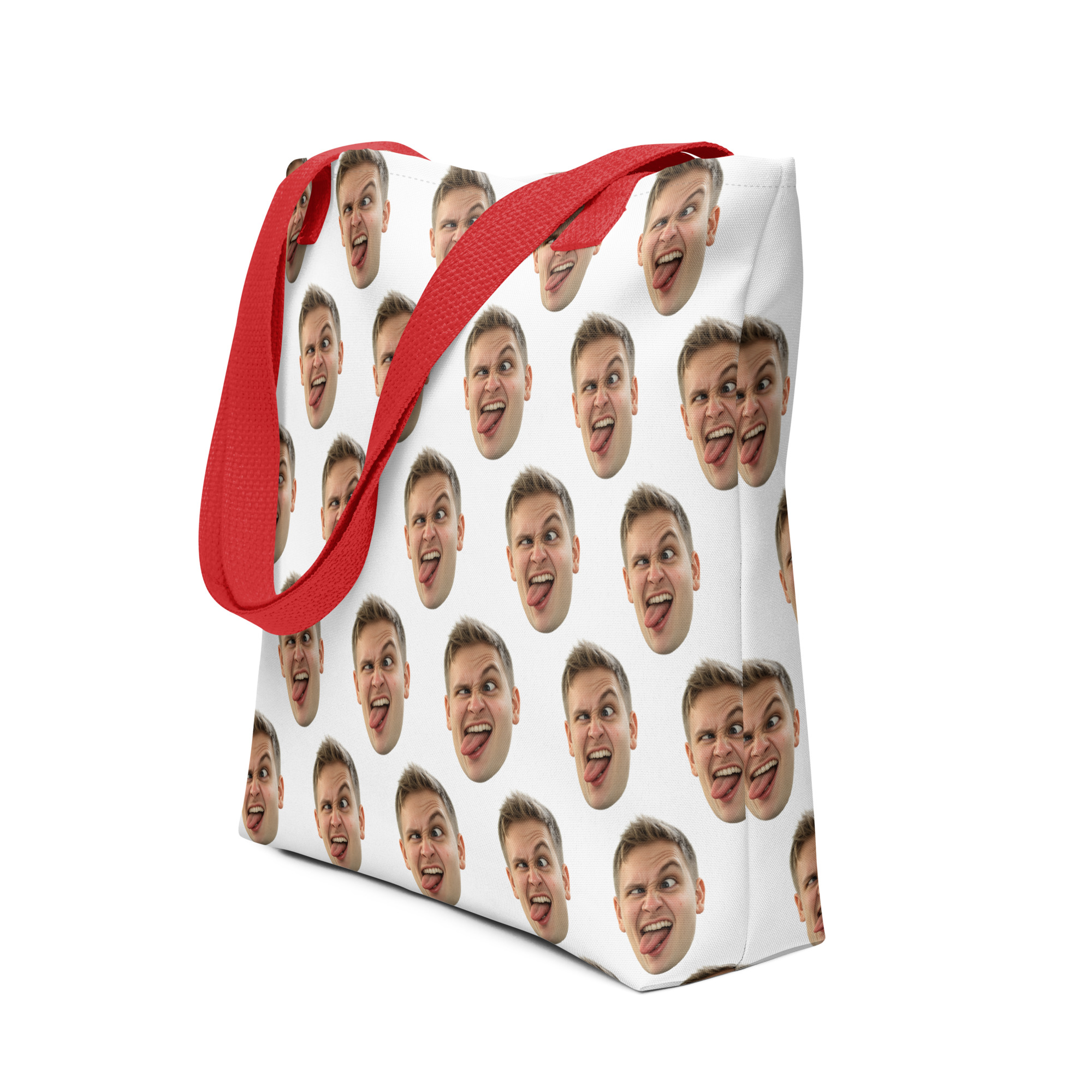 Personalisierbarer Stoffbeutel mit deinem Gesicht - Weiß – Accessoires – klamottn.de Personalisierbarer Stoffbeutel mit deinem Gesicht - Weiß – Accessoires – klamottn.de