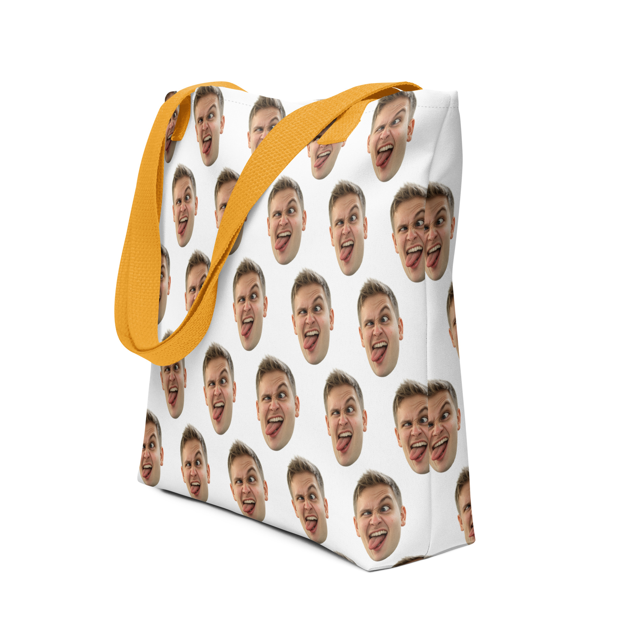 Personalisierbarer Stoffbeutel mit deinem Gesicht - Weiß – Accessoires – klamottn.de Personalisierbarer Stoffbeutel mit deinem Gesicht - Weiß – Accessoires – klamottn.de