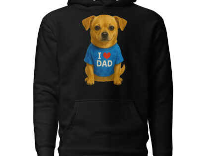 I Love Dad Dog Dad Hundepapa Kapuzenpullover – Hoodies – klamottn.de