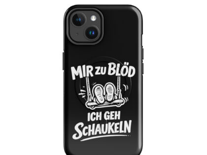 Mir zu blöd ich geh schaukeln Hardcase iPhone®-Hülle mit MagSafe® – Accessoires – klamottn.de