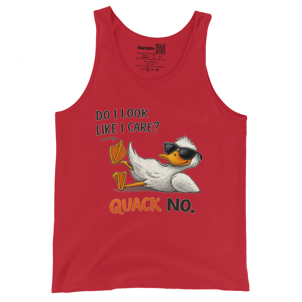 Do I look like I care? Quack No. Unisex-Tank-Top – Tank Tops – klamottn.de Do I look like I care? Quack No. Unisex-Tank-Top – Tank Tops – klamottn.de