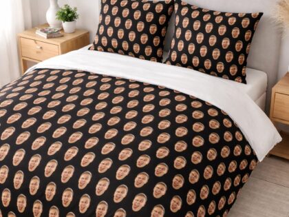 Personalisierbare Bettwäsche mit Foto – Bett- & Kissenbezug - Schwarz – Home & Living – klamottn.de