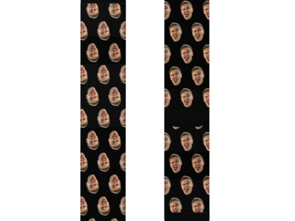 Personalisierbare Socken mit deinem Foto - Schwarz – Accessoires – klamottn.de