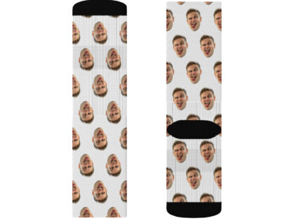 Personalisierbare Socken mit deinem Foto - Weiß – Accessoires – klamottn.de