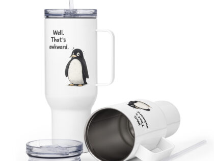 Well, that's awkward Thermobecher – Accessoires – Klamottn™