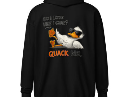 Do I look like I care? Quack No. Unisex Heavy-Blend Zip Hoodie – Zip Hoodies – klamottn.de