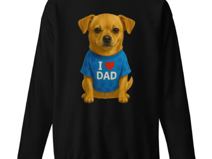 I Love Dad Dog Dad Hundepapa Premium-Pullover – Sweatshirts – klamottn.de