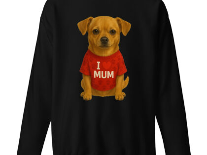 I Love Mum Dog Mum Hundemama Premium-Pullover – Sweatshirts – klamottn.de I Love Mum Dog Mum Hundemama Premium-Pullover – Sweatshirts – klamottn.de