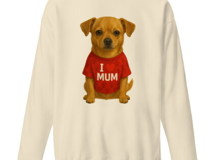 I Love Mum Dog Mum Hundemama Premium-Pullover – Sweatshirts – klamottn.de I Love Mum Dog Mum Hundemama Premium-Pullover – Sweatshirts – klamottn.de