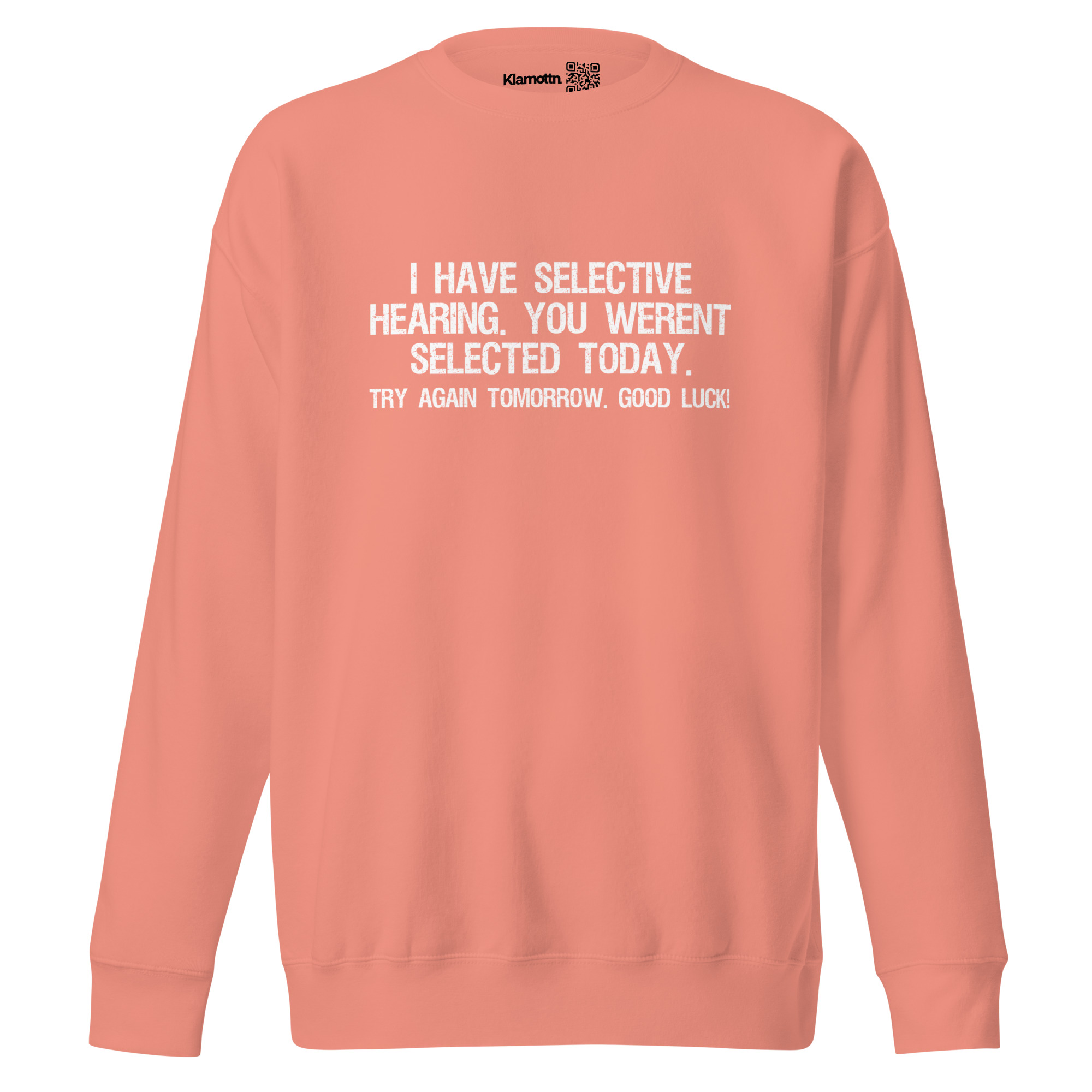 I have selective Hearing Unisex-Premium-Pullover – Sweatshirts – klamottn.de I have selective Hearing Unisex-Premium-Pullover – Sweatshirts – klamottn.de