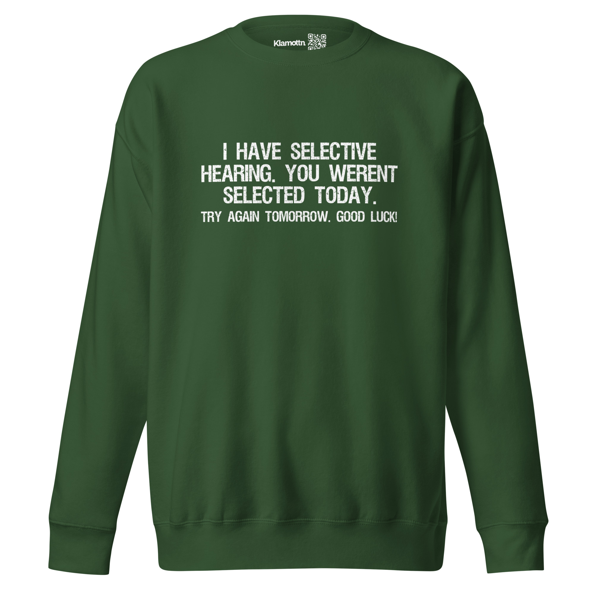 I have selective Hearing Unisex-Premium-Pullover – Sweatshirts – klamottn.de I have selective Hearing Unisex-Premium-Pullover – Sweatshirts – klamottn.de