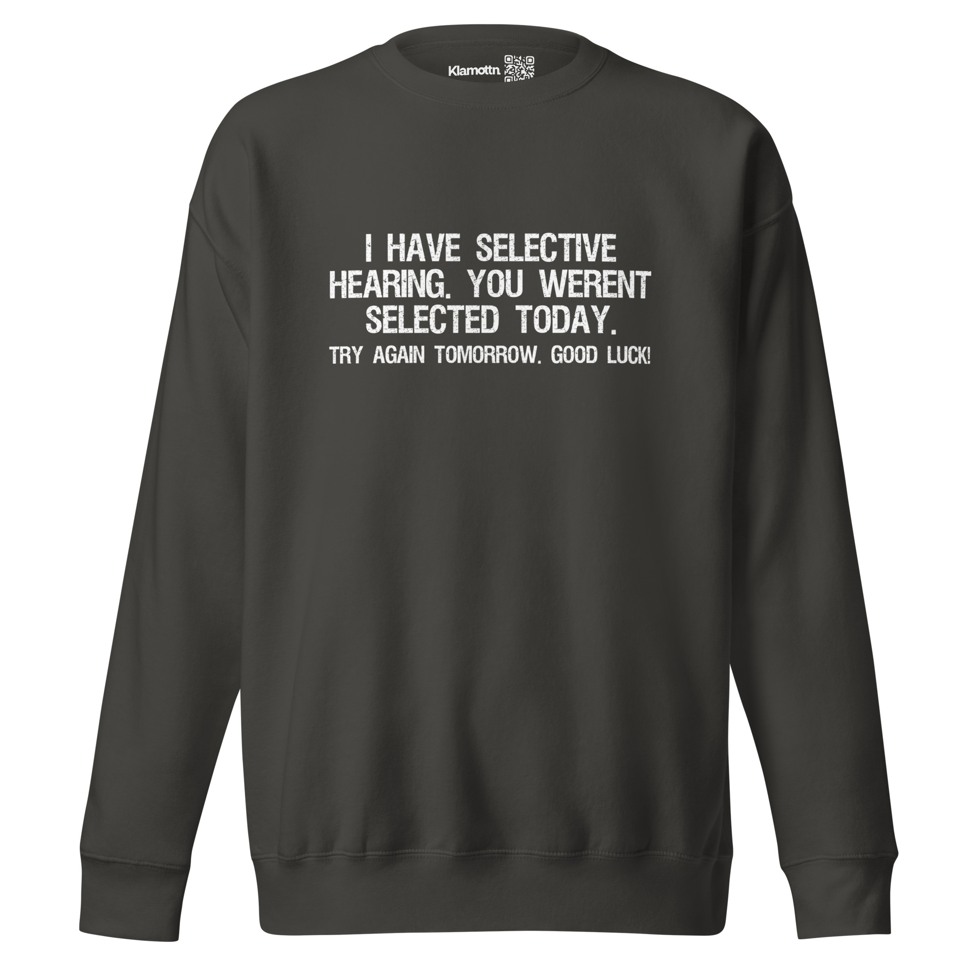 I have selective Hearing Unisex-Premium-Pullover – Sweatshirts – klamottn.de I have selective Hearing Unisex-Premium-Pullover – Sweatshirts – klamottn.de