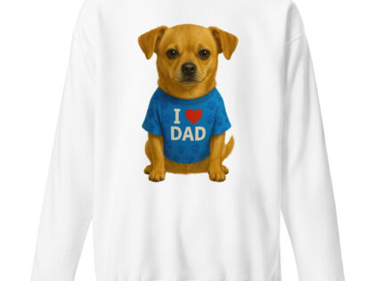I Love Dad Dog Dad Hundepapa Premium-Pullover – Sweatshirts – klamottn.de