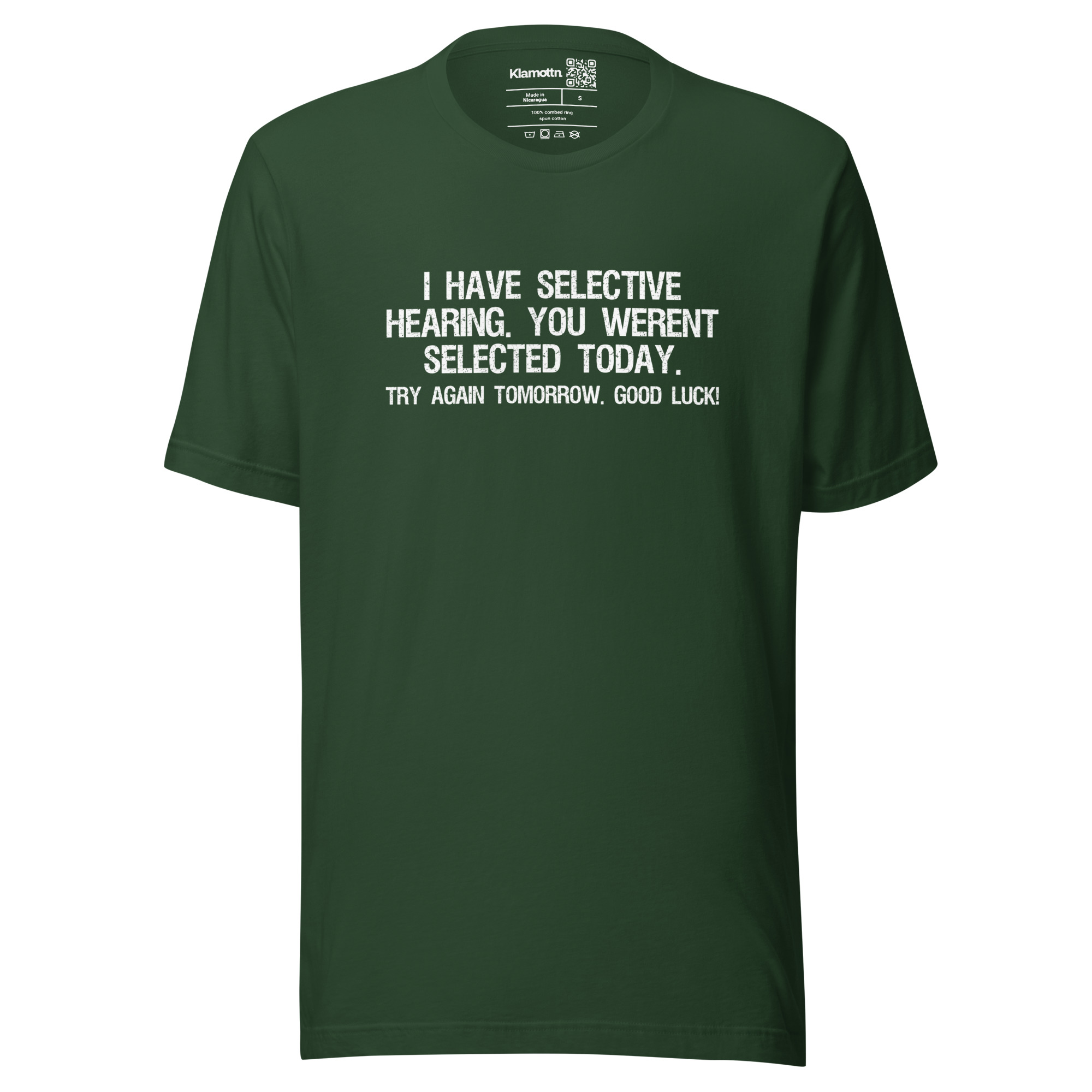 I have selective Hearing Unisex-T-Shirt – T-Shirts – klamottn.de I have selective Hearing Unisex-T-Shirt – T-Shirts – klamottn.de