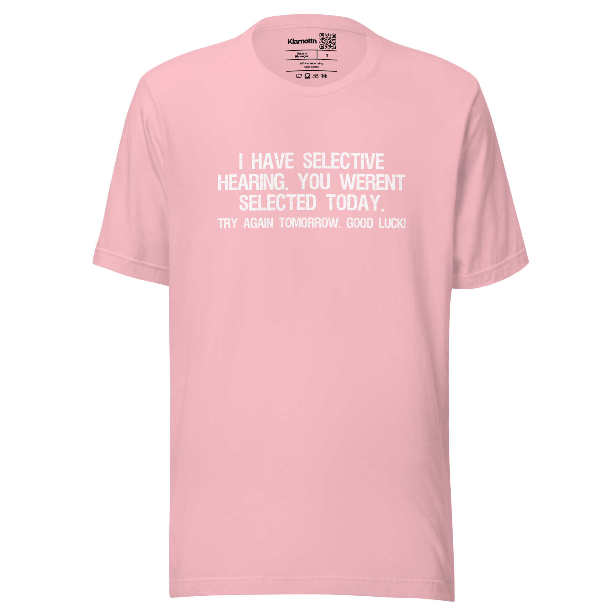 I have selective Hearing Unisex-T-Shirt – T-Shirts – klamottn.de I have selective Hearing Unisex-T-Shirt – T-Shirts – klamottn.de