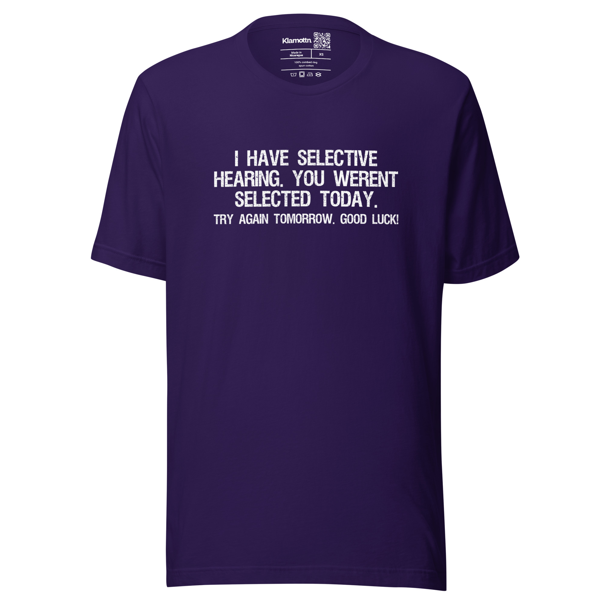 I have selective Hearing Unisex-T-Shirt – T-Shirts – klamottn.de I have selective Hearing Unisex-T-Shirt – T-Shirts – klamottn.de