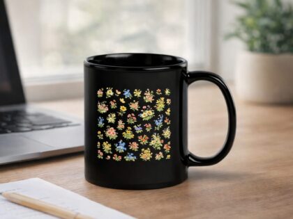Vintage Blumen Tasse – Home & Living – Klamottn™