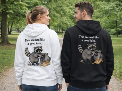 This Seemed Like A Good Idea Premium-Zip-Hoodie – Zip Hoodies – Klamottn™