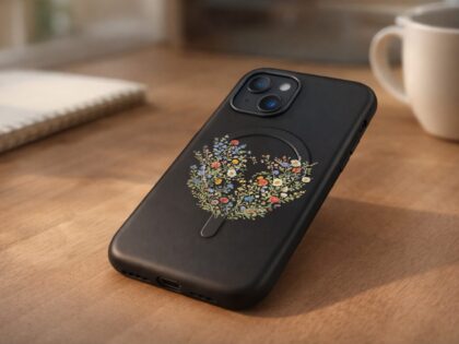 Wildblumen Vintage Herz Hardcase iPhone®-Hülle mit MagSafe® – Accessoires – Klamottn™
