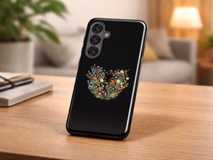 Wildblumen Vintage Herz Hardcase Samsung®-Hülle – Accessoires – Klamottn™