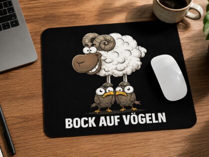 Bock Auf Vögeln Mauspad – Home & Living – Klamottn™