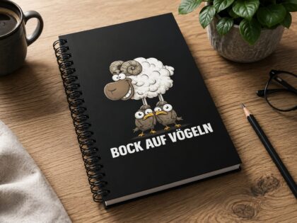 Bock Auf Vögeln Spiral-Notizblock – Accessoires – Klamottn™