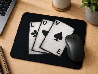 Love Pokerkarten Mauspad – Home & Living – Klamottn™