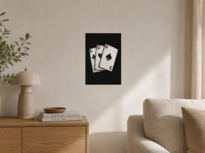 Love Pokerkarten Poster 30x40cm – Home & Living – Klamottn™